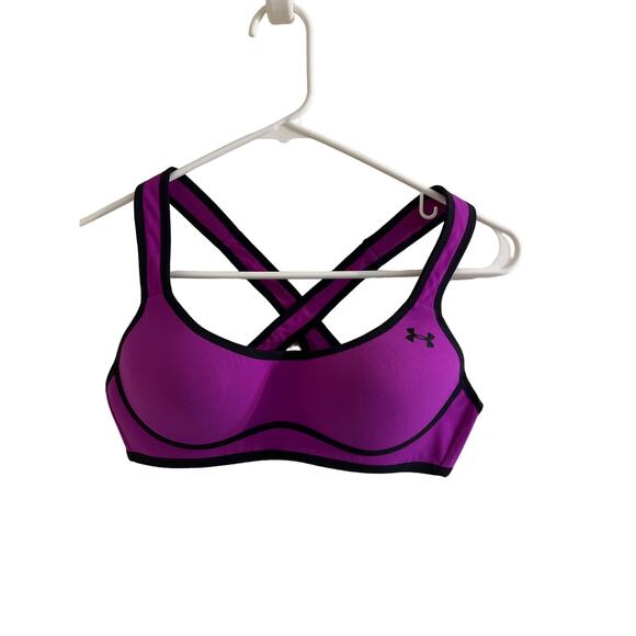 Under Armour Sport Bra Fitness Dynamo Support SZ 34A - Picture 1 of 5